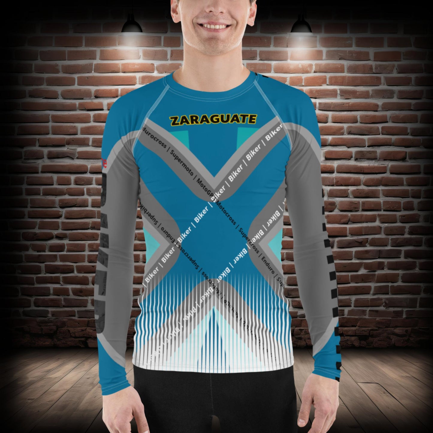 Men's Biker Rash Guard 18082024g2