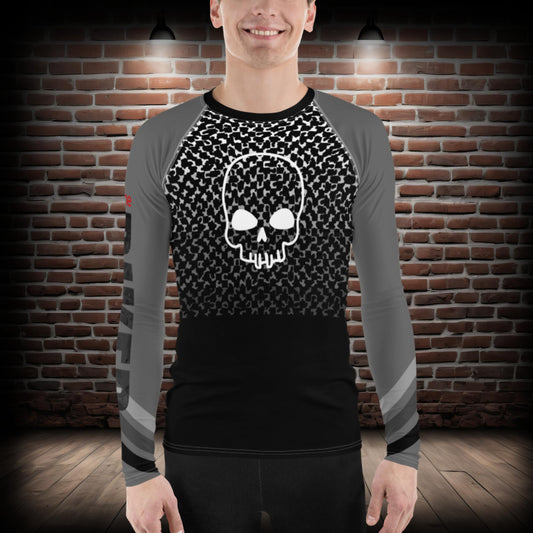 Skull Men's Biker Rash Guard 18082024i1