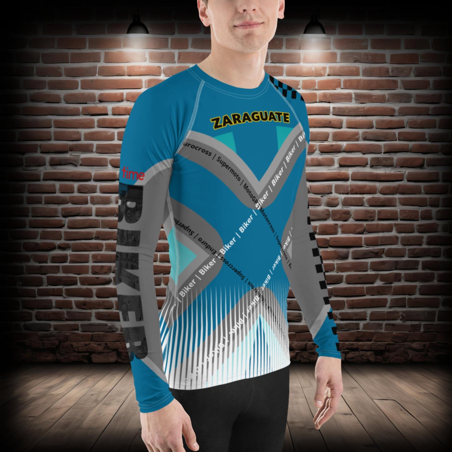 Men's Biker Rash Guard 18082024g2