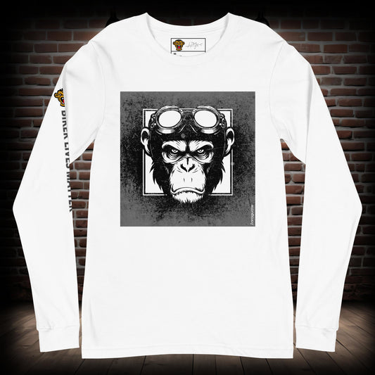 Mad Monkey Biker Long Sleeve Tee 05082024e1