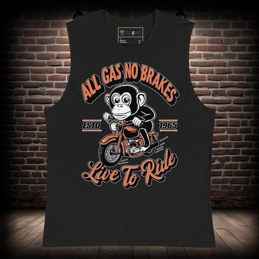 All Gas No Brakes Biker Muscle Shirt 01092024b4