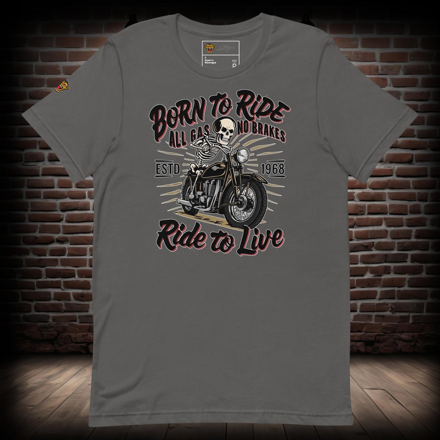 Born to Ride Biker T-Shirt 11082024b1