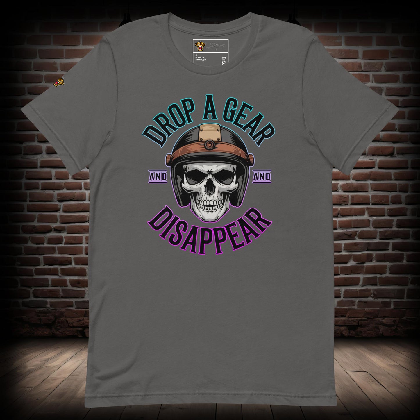 Drop a Gear Biker T-Shirt 07092024e1