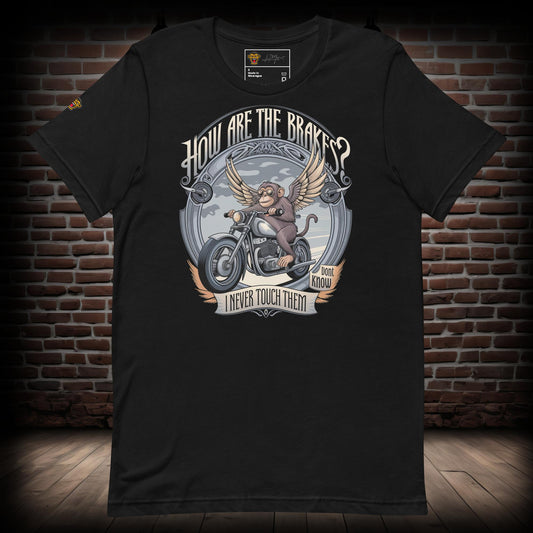 How are the brakes Biker T-Shirt 15092024a1