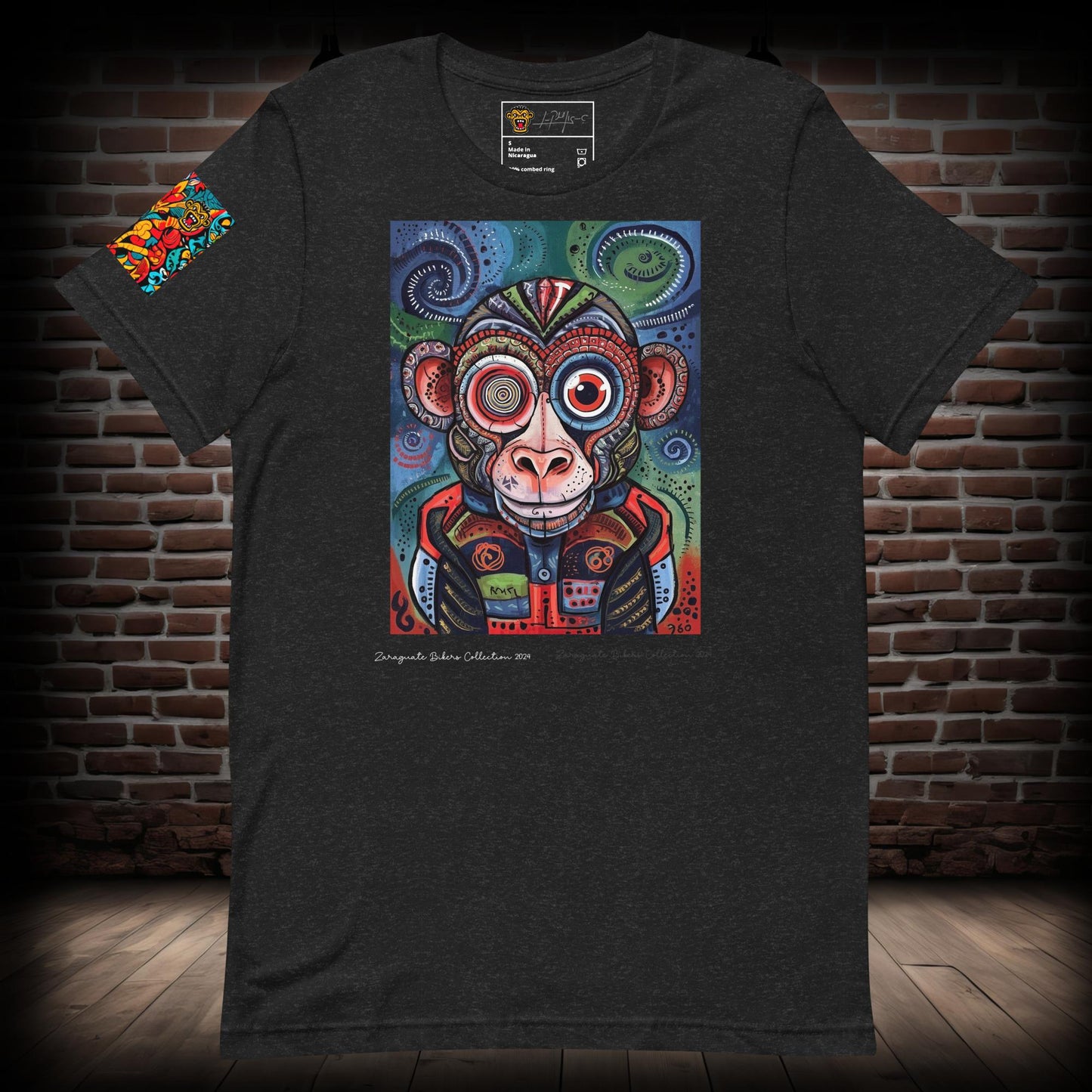 Monkey Biker T-Shirt 08082024a1