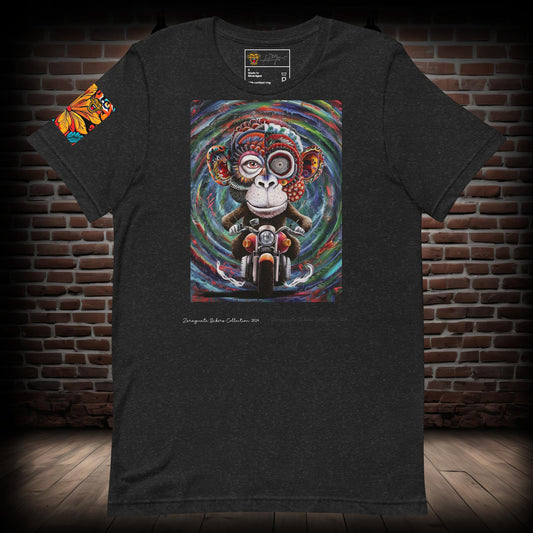 Monkey Biker T-Shirt 08082024d1