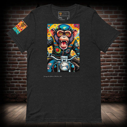 Monkey Biker T-Shirt 08082024k1