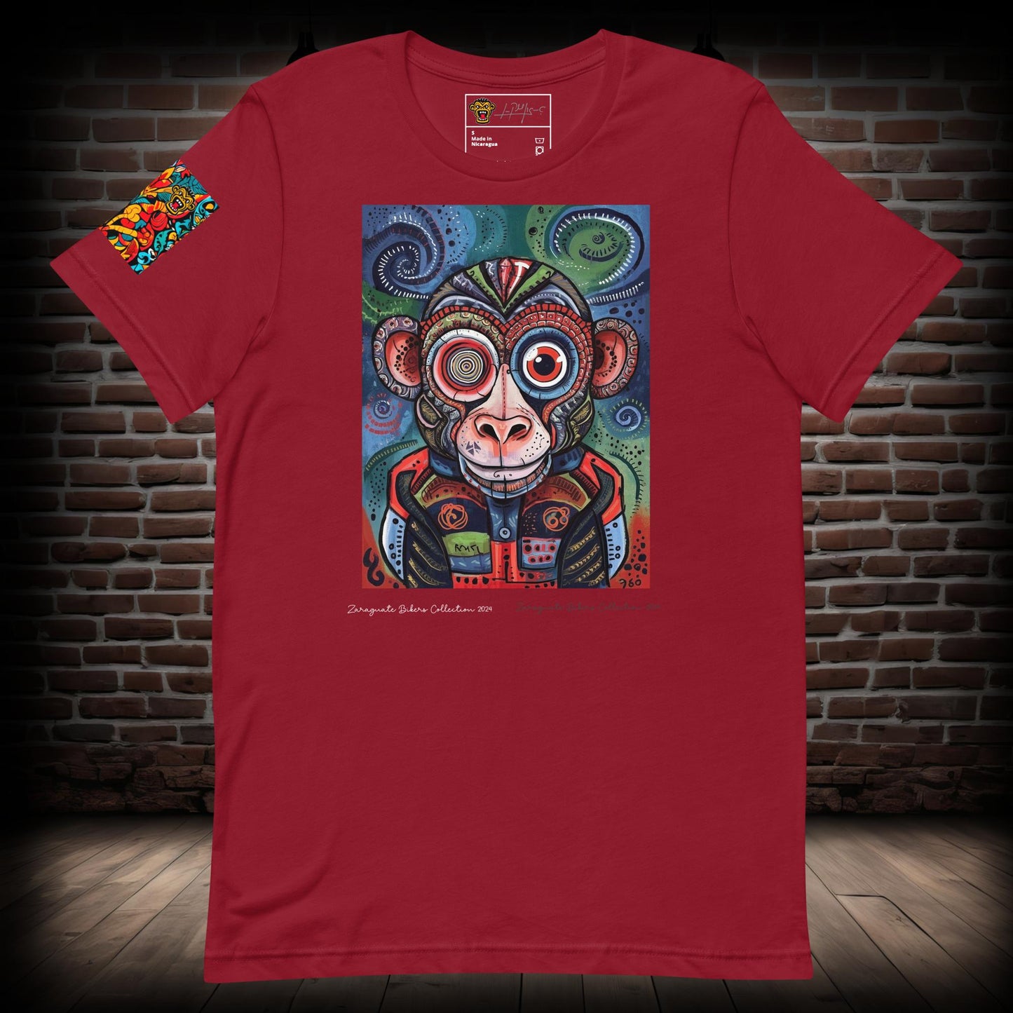 Monkey Biker T-Shirt 08082024a1