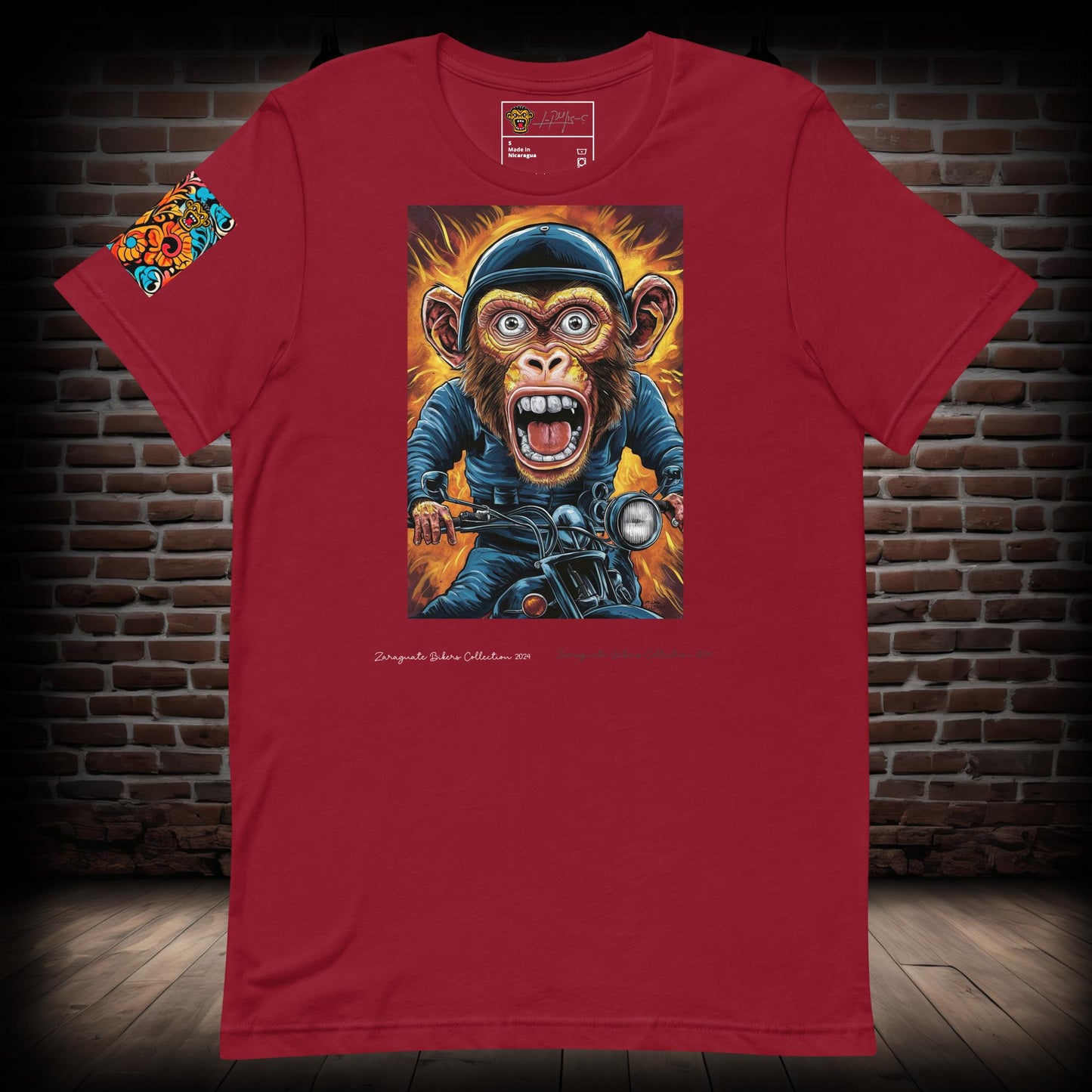 Monkey Biker T-Shirt 08082024l1