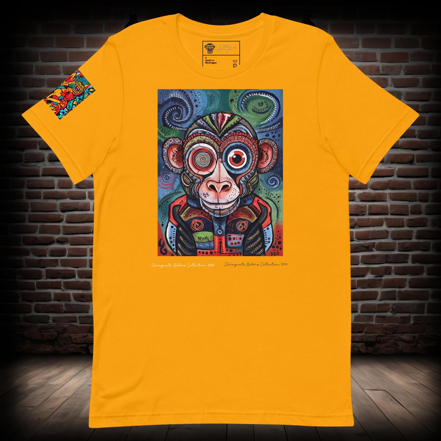 Monkey Biker T-Shirt 08082024a1