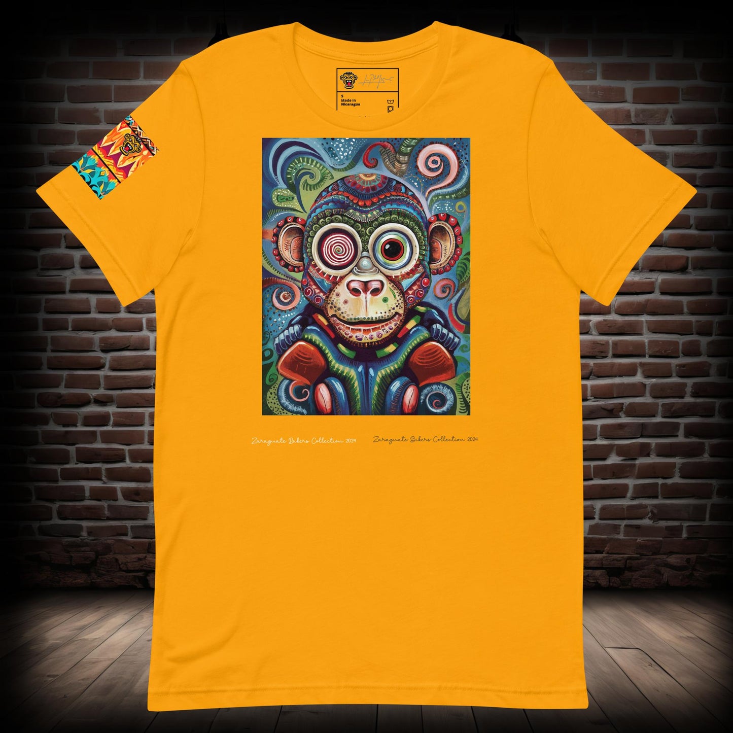 Monkey Biker T-Shirt 08082024b1