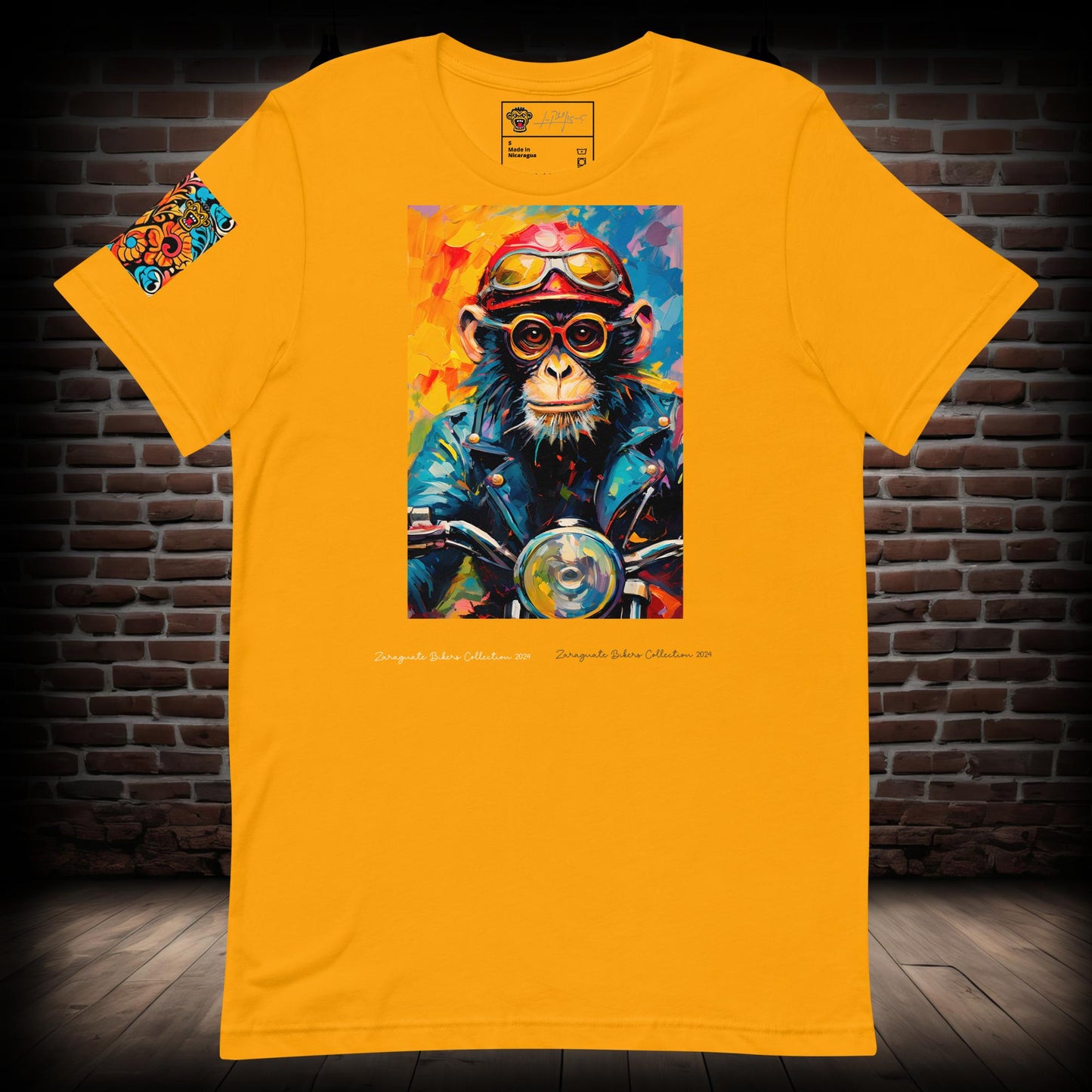 Monkey Biker T-Shirt 08082024h1