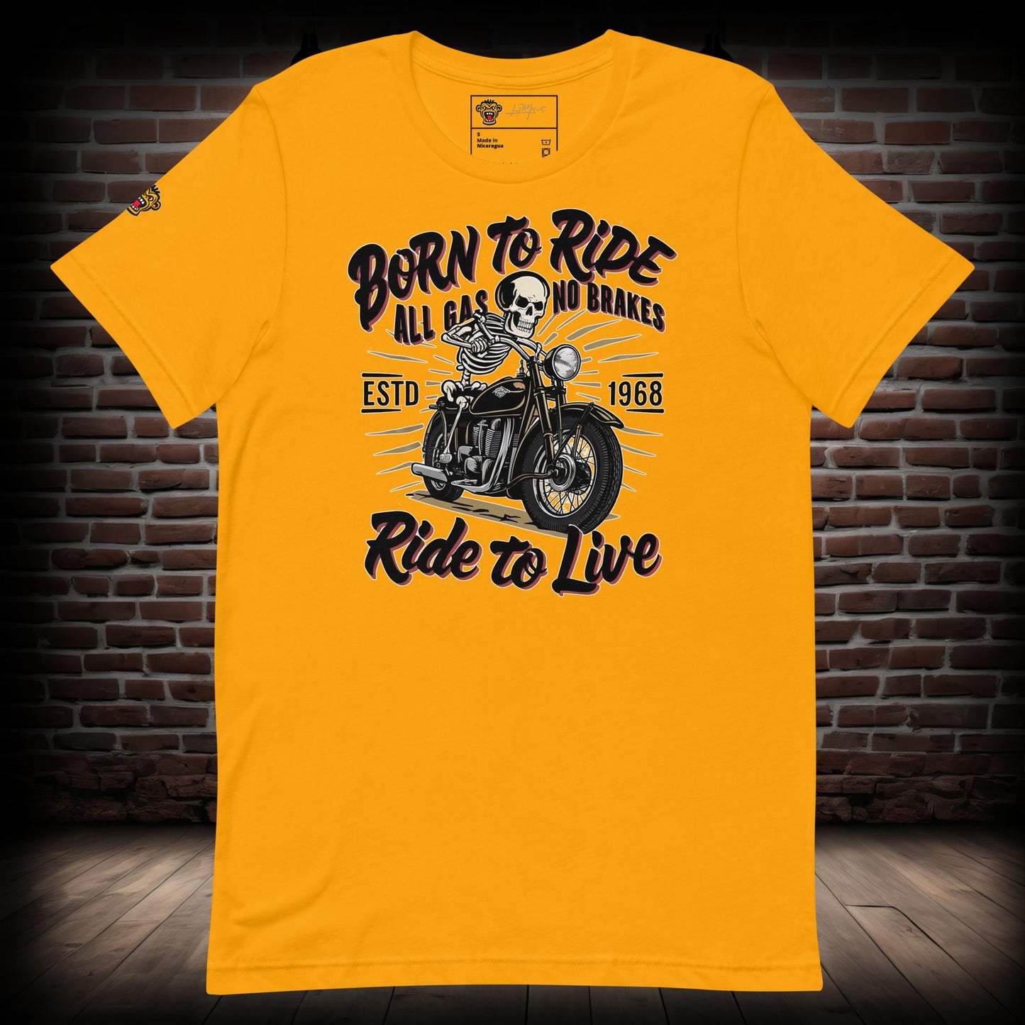 Born to Ride Biker T-Shirt 11082024b1