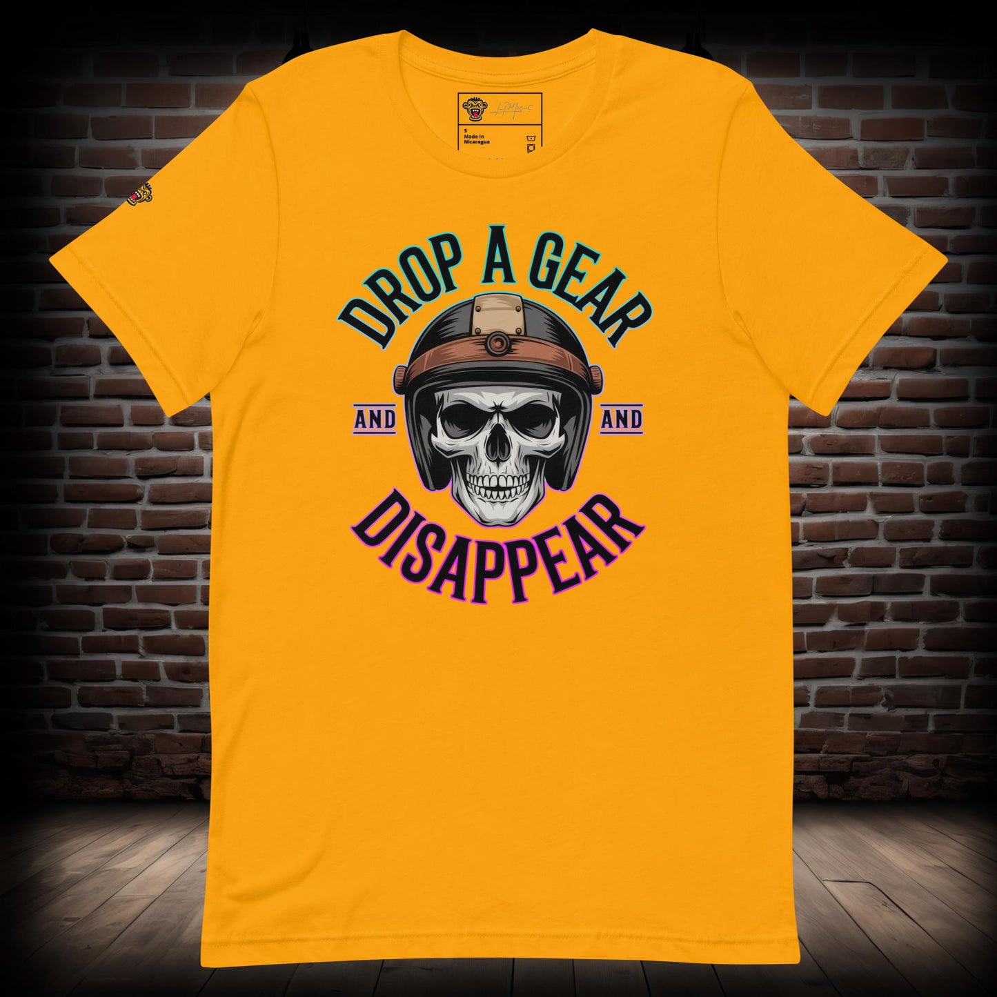 Drop a Gear Biker T-Shirt 07092024e1