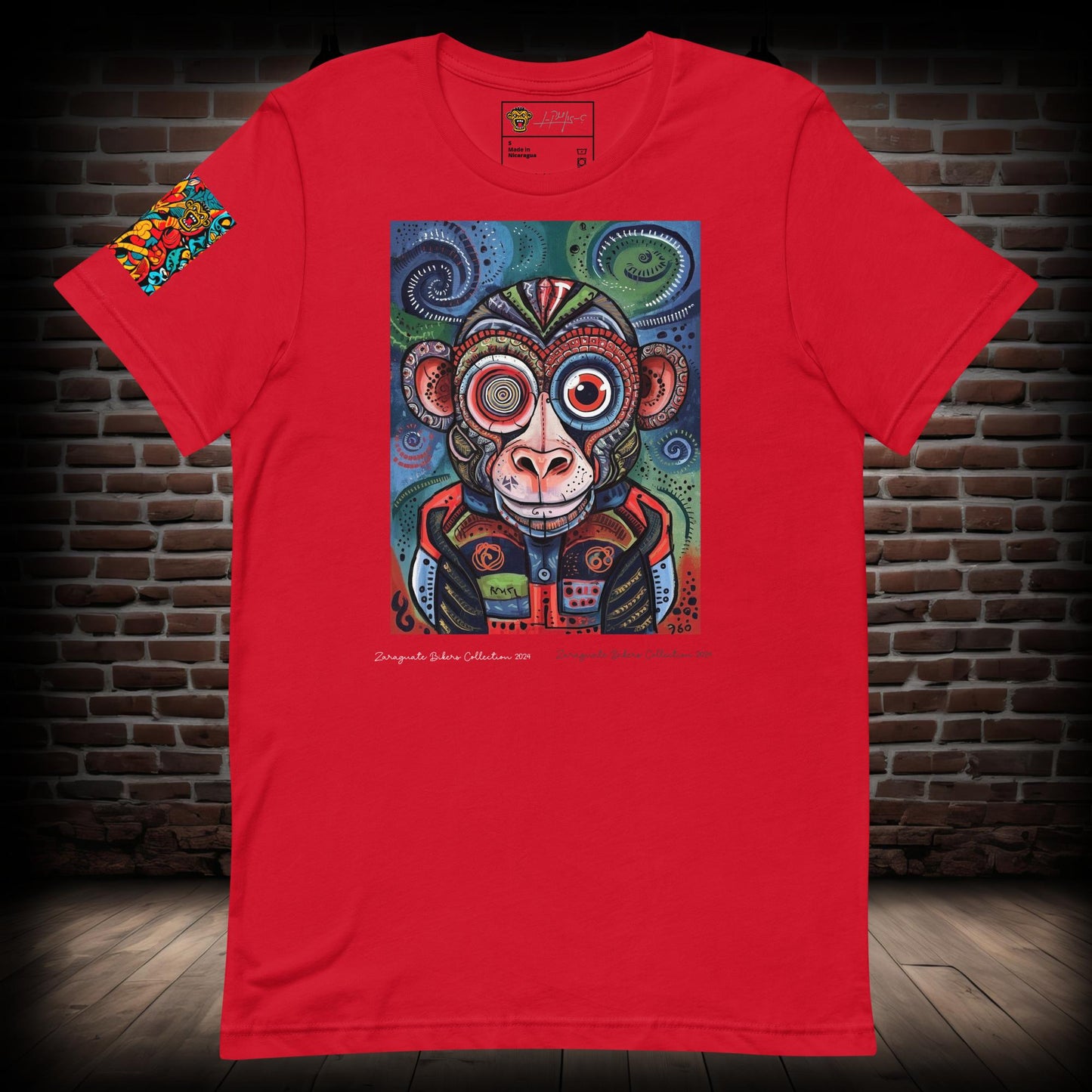 Monkey Biker T-Shirt 08082024a1