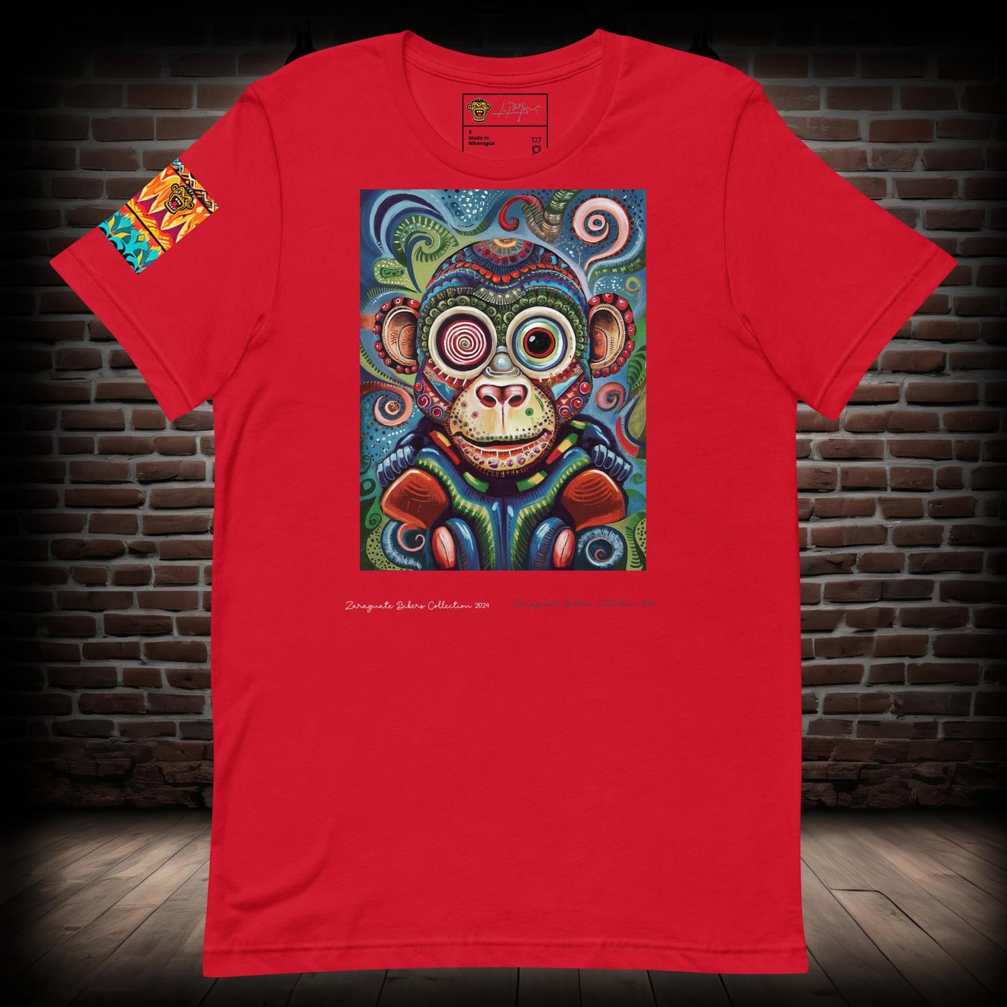 Monkey Biker T-Shirt 08082024b1