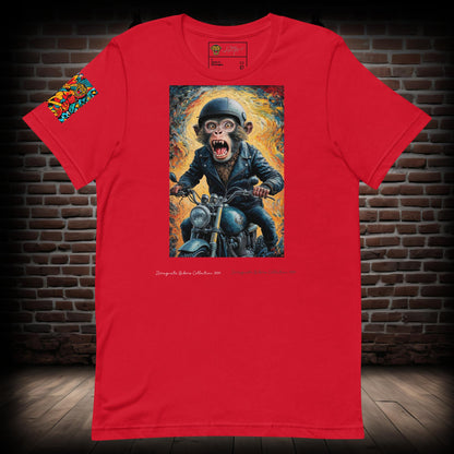 Monkey Biker T-Shirt 08082024f1