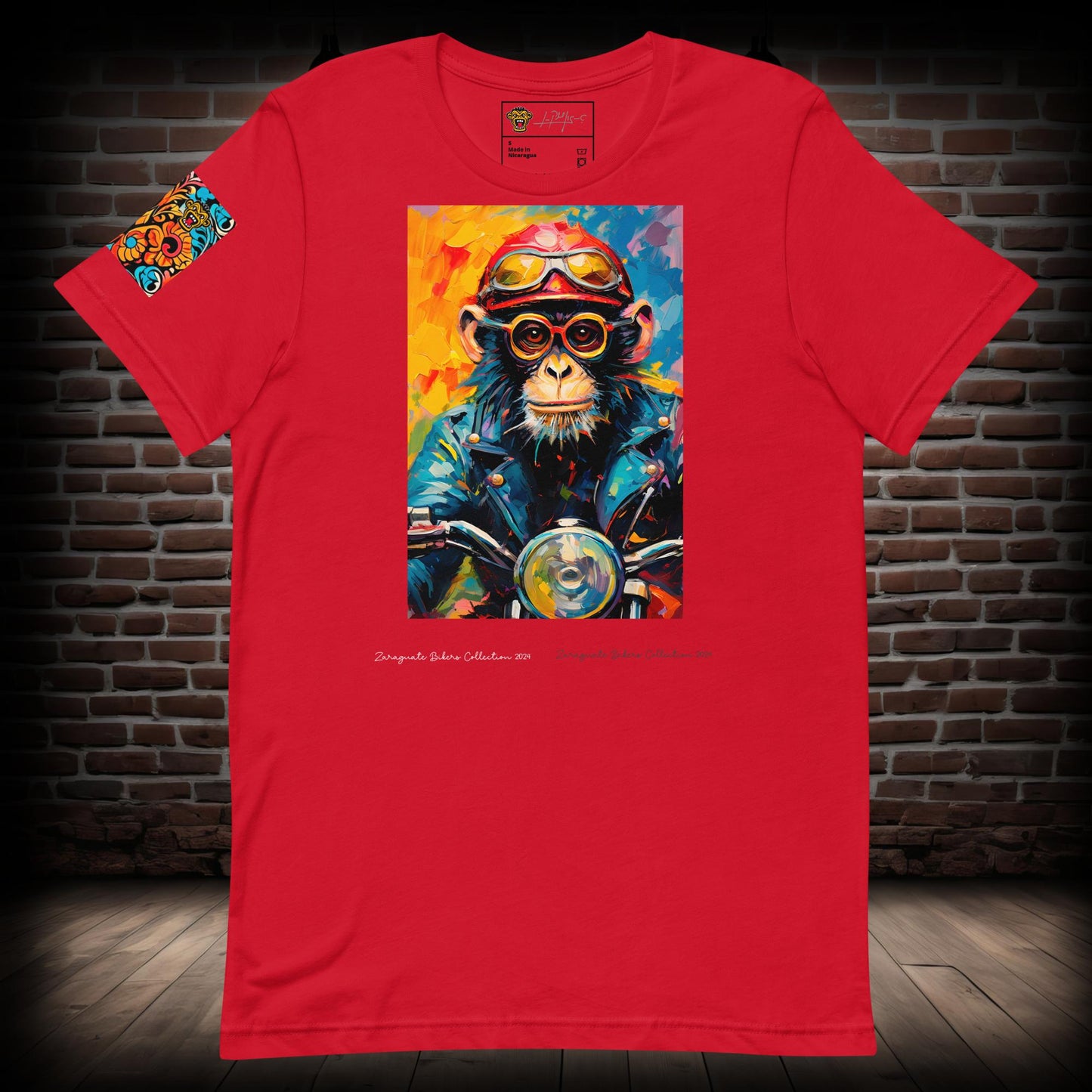 Monkey Biker T-Shirt 08082024h1