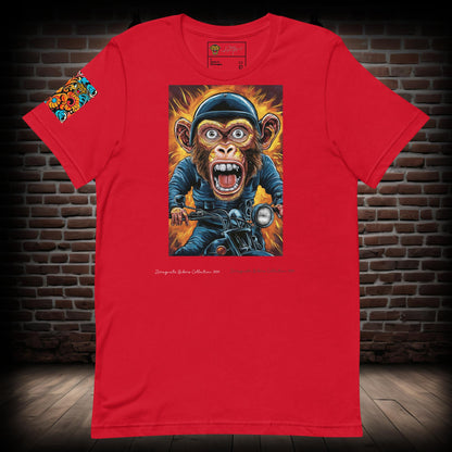 Monkey Biker T-Shirt 08082024l1