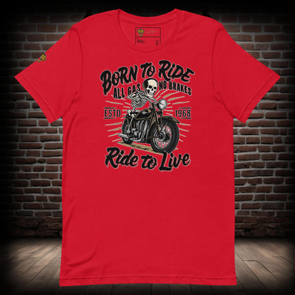 Born to Ride Biker T-Shirt 11082024b1