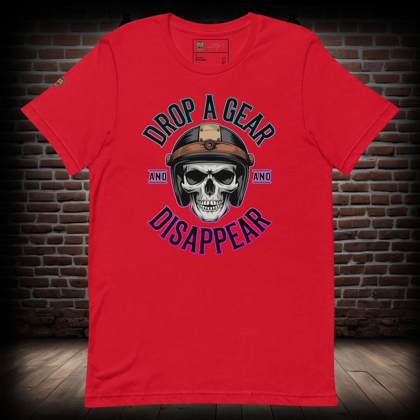 Drop a Gear Biker T-Shirt 07092024e1