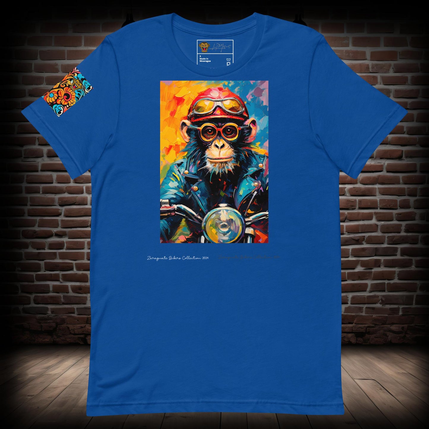 Monkey Biker T-Shirt 08082024h1