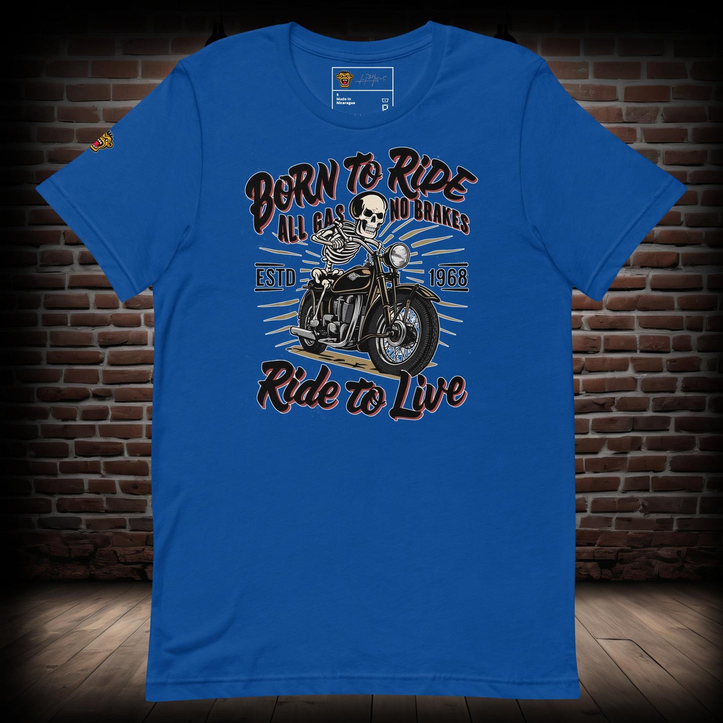 Born to Ride Biker T-Shirt 11082024b1