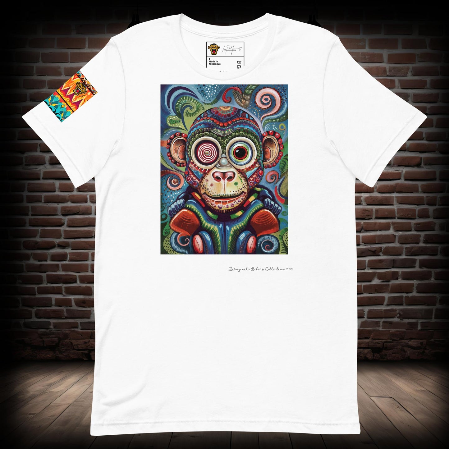 Monkey Biker T-Shirt 08082024b1