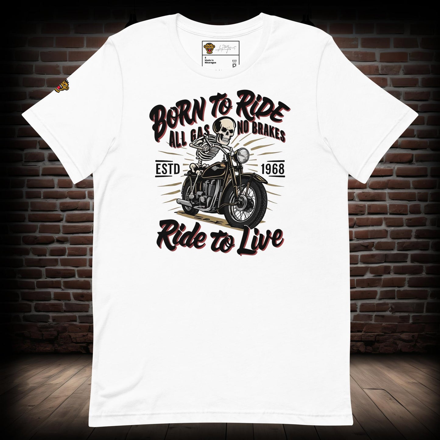 Born to Ride Biker T-Shirt 11082024b1